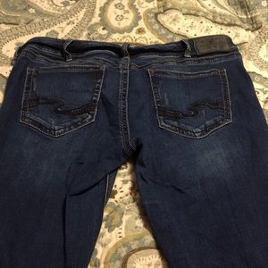 Silver Suki Bootcut Jeans. W33/L33